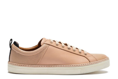 Marston Men's Lace-Up Sneaker in Tan Side View